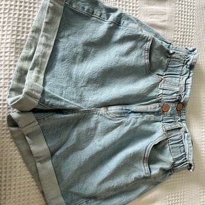 Garage paper bag shorts